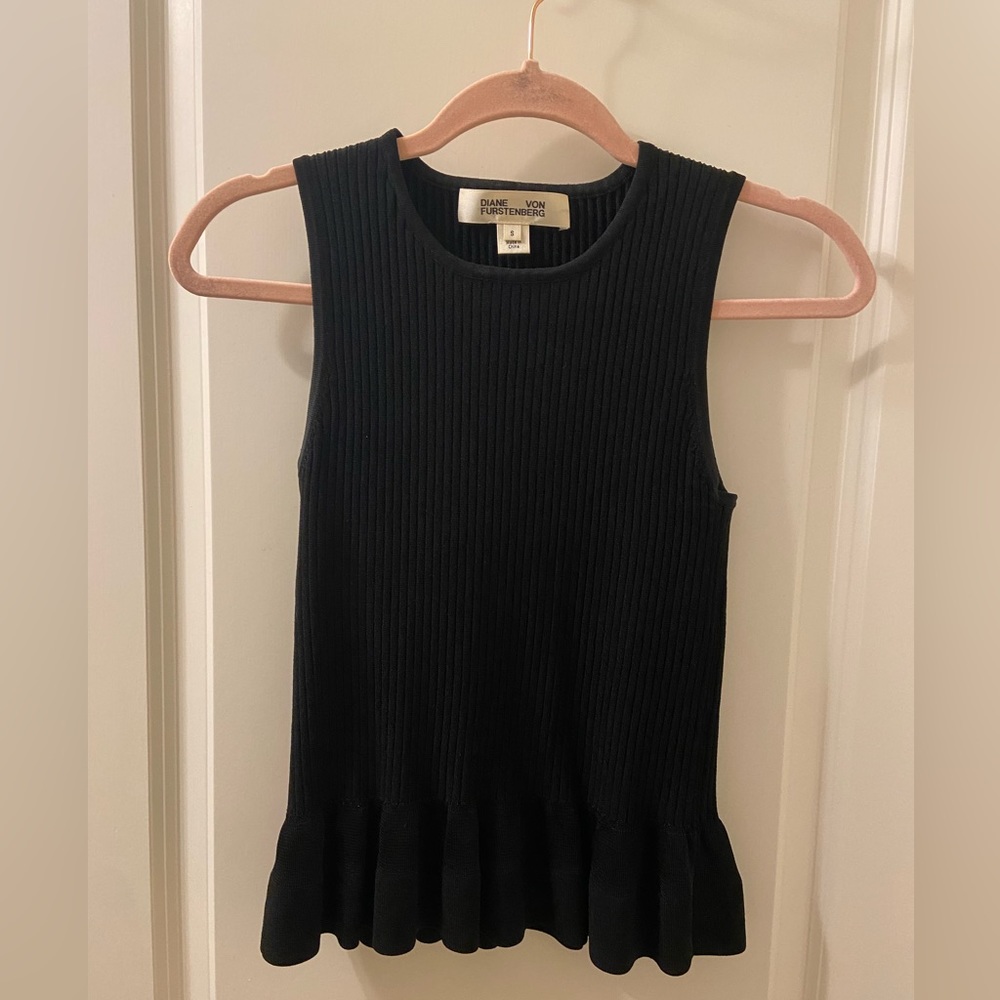 Diane von Furstenberg ribbed top